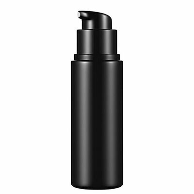 Black Cosmetic Airless Bottle with 40-45 Days Lead Time and 5000pcs MOQ for Lightweight Skincare Packaging