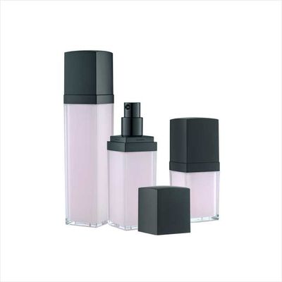 Square Double Wall Cosmetic Airless Pump Bottle